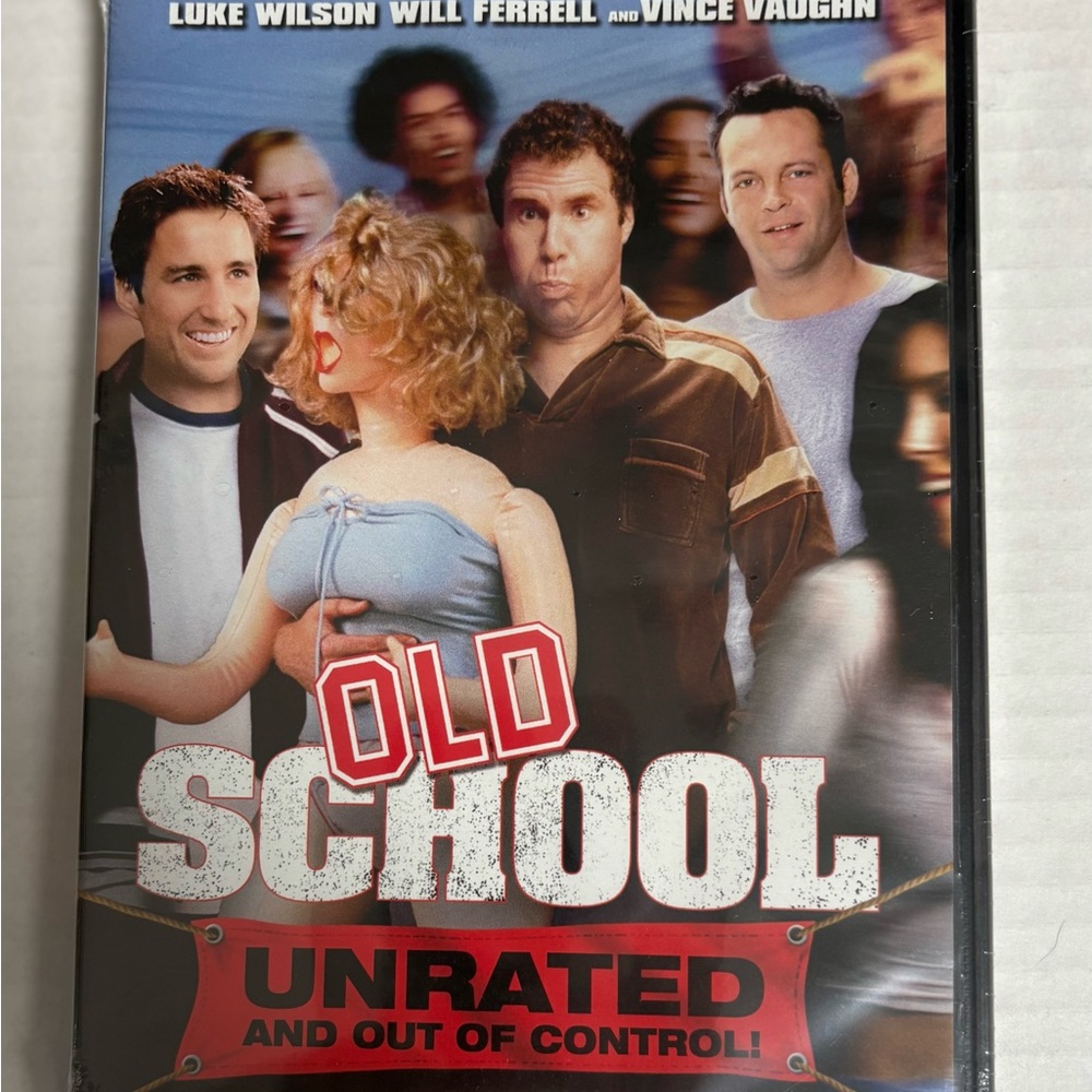 Old School Unrated DVD New-will Ferrell Luke Wilson Vince Vaughn